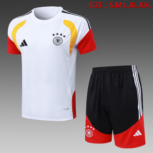 26-27 Germany White Training Short Suit