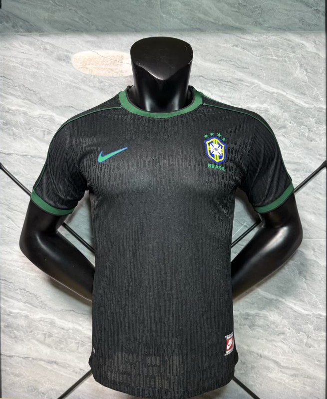 1998 Brazil Special Edition Player Version Retro Soccer Jersey