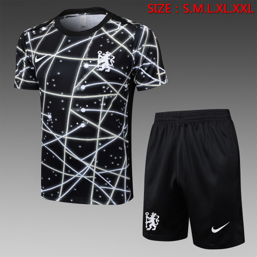 25-26 CHE Black Training Short Suit