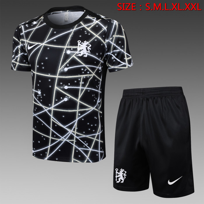 25-26 CHE Black Training Short Suit
