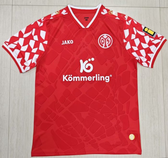 25-26 Mainz 05 Home Fans Soccer Jersey