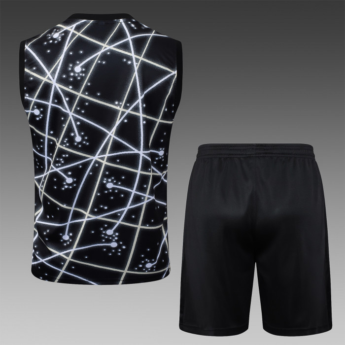 25-26 CHE Black Tank top and shorts suit