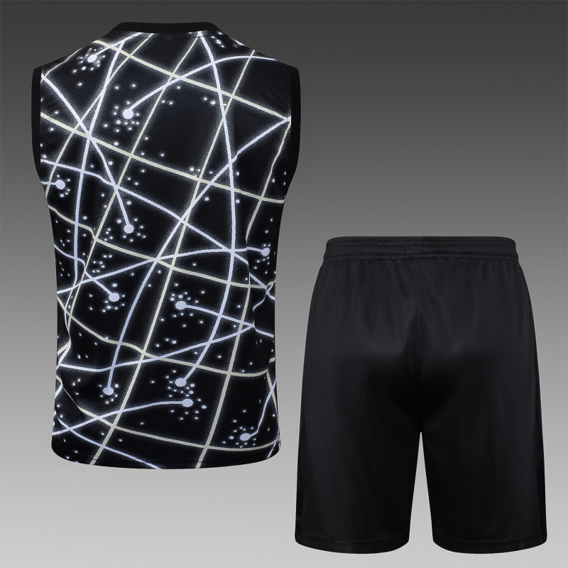 25-26 CHE Black Tank top and shorts suit