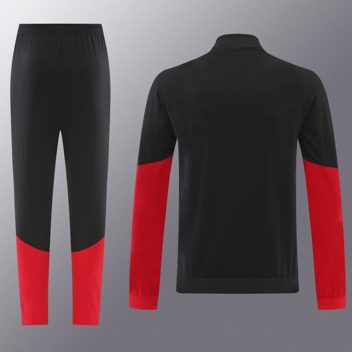 25-26 Germany Black Jacket Tracksuit
