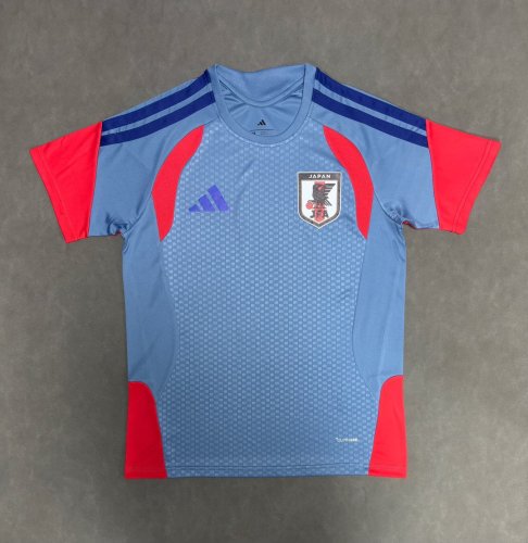 26-27 Japan Blue Grey Fans Soccer Jersey