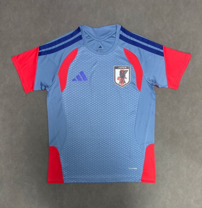 26-27 Japan Blue Grey Fans Soccer Jersey