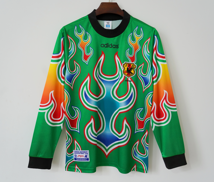 1998 Japan GoalKeeper Long Sleeve Retro Soccer Jersey(长袖)