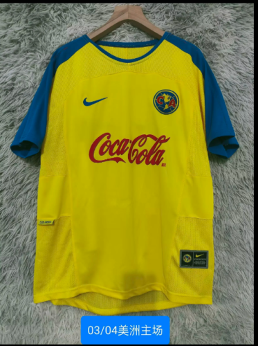 2003-2004 Club America Home Retro Soccer Jersey