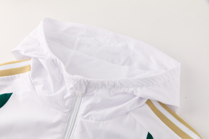 26-27 Italy White Windbreaker Hoodie Tracksuit