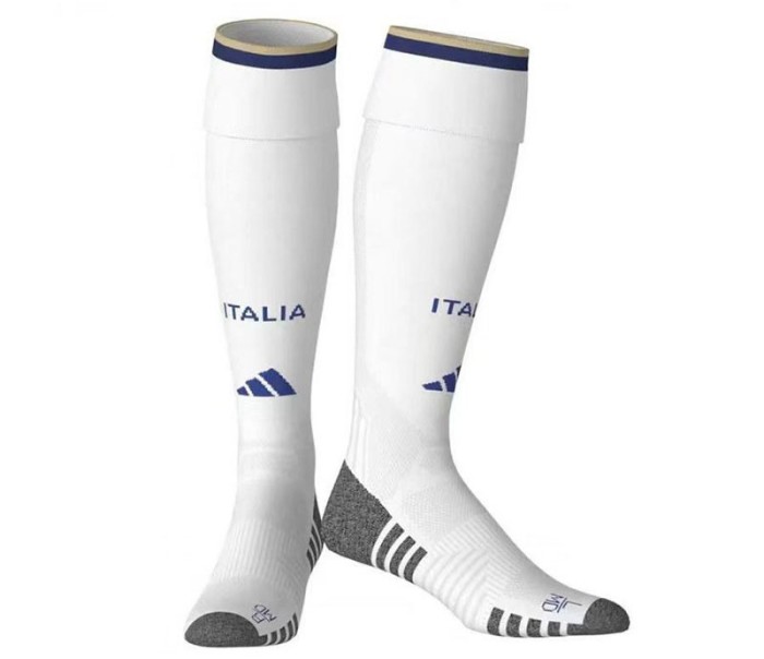 26-27 Italy Home White Socks