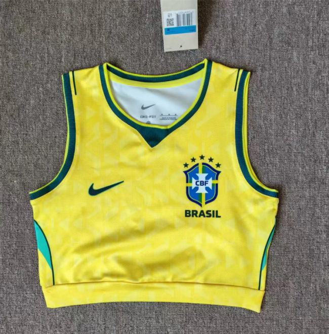 26-27 Brazil Home Women Yoga Vest (女)