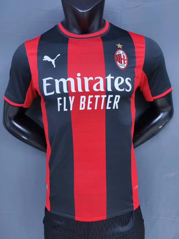 26-27 ACM Home Player Version Soccer Jersey
