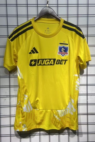 26-27 Colo-Colo Yellow Goalkeeper Soccer Jersey