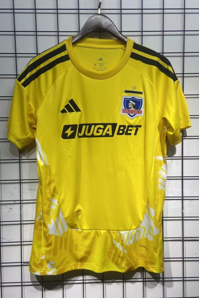 26-27 Colo-Colo Yellow Goalkeeper Soccer Jersey