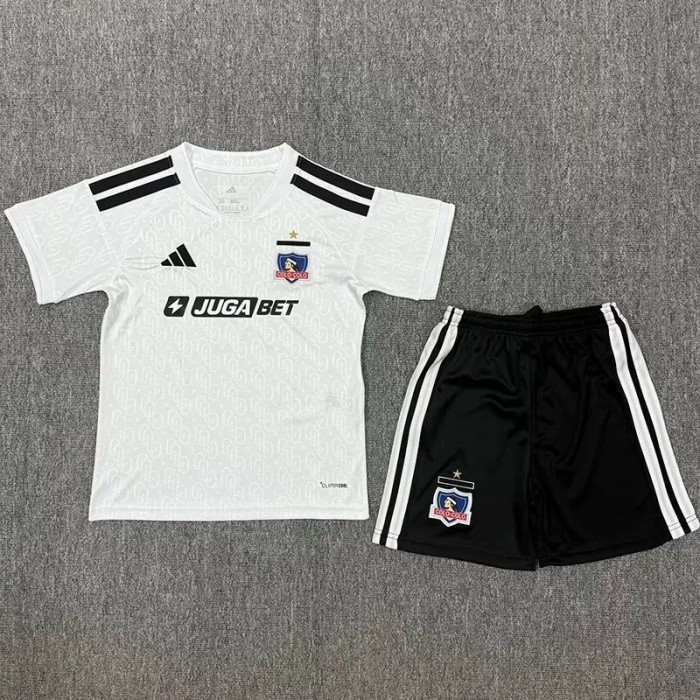 26-27 Colo-Colo Home Kids Soccer Jersey