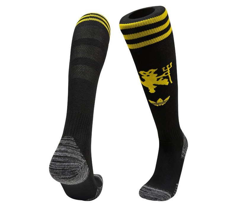 25-26 Man Utd Second Away Black Kids Socks(儿童）
