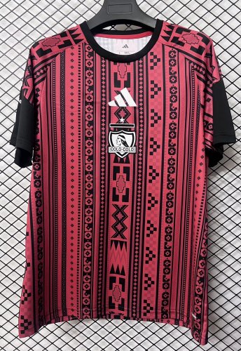 26-27 Colo-Colo Red Black Training shirts