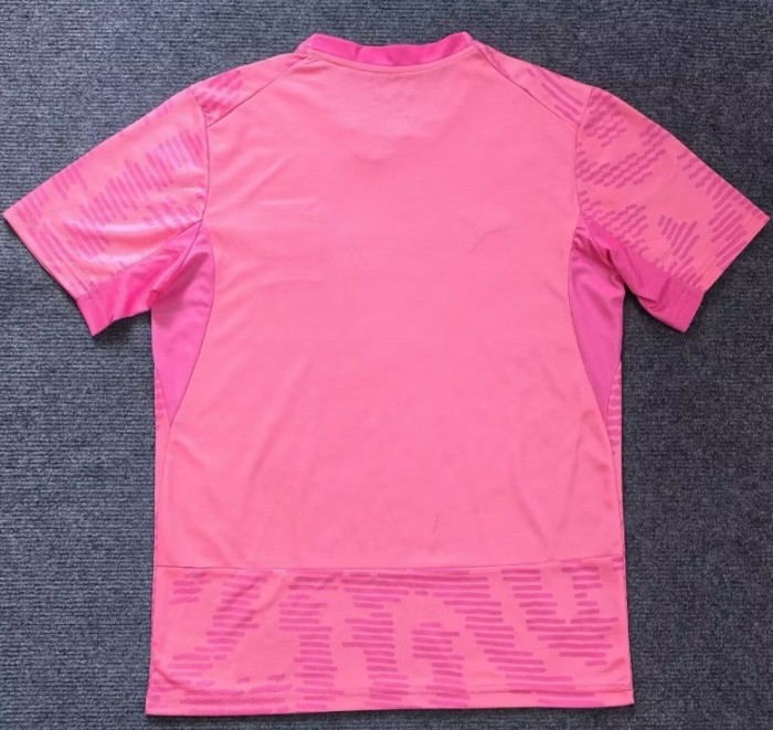 26-27 Portugal Pink Goalkeeper Fans Soccer Jersey