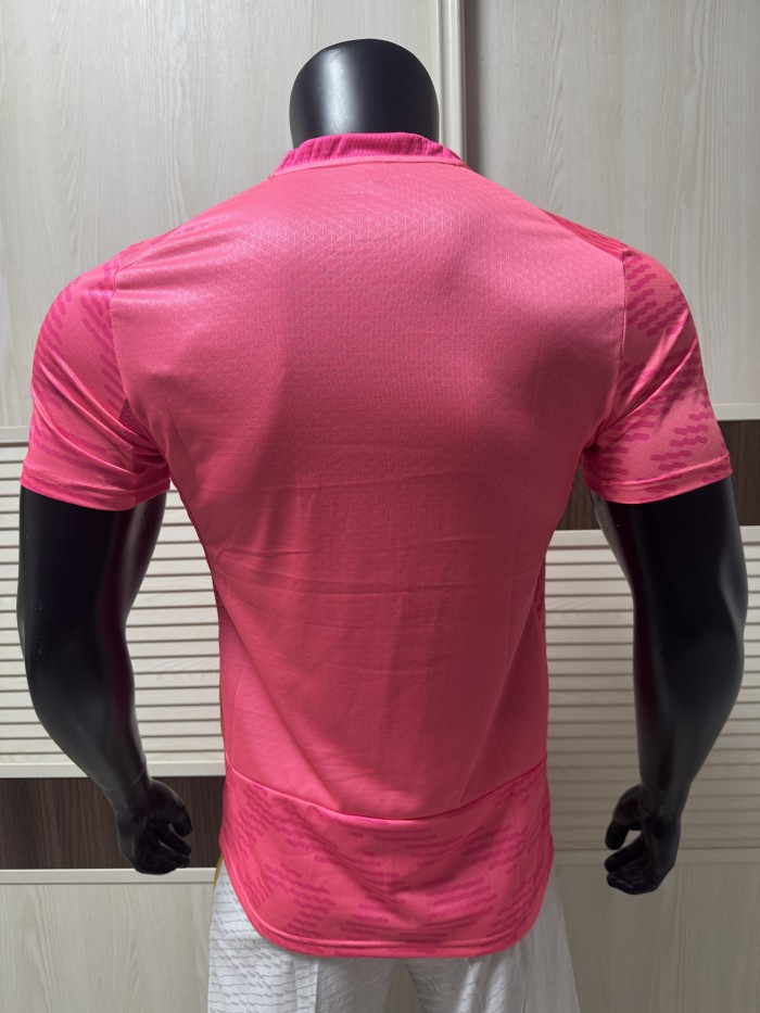 26-27 Portugal Pink Goalkeeper Player Version Soccer Jersey
