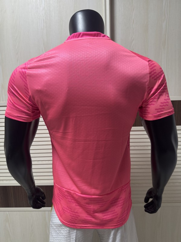 26-27 Portugal Pink Goalkeeper Player Version Soccer Jersey