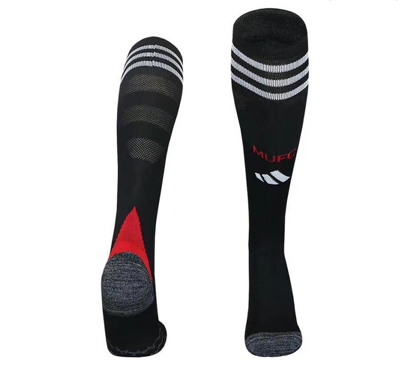 25-26 Man Utd Home Black Kids Socks(儿童）