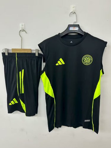 25-26 Celtic Black Tank top and shorts suit