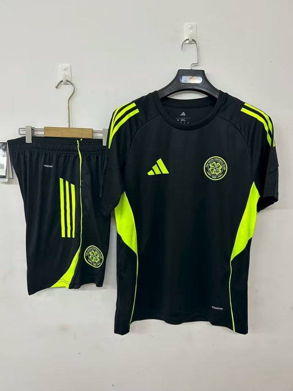 25-26 Celtic Black Training Short Suit