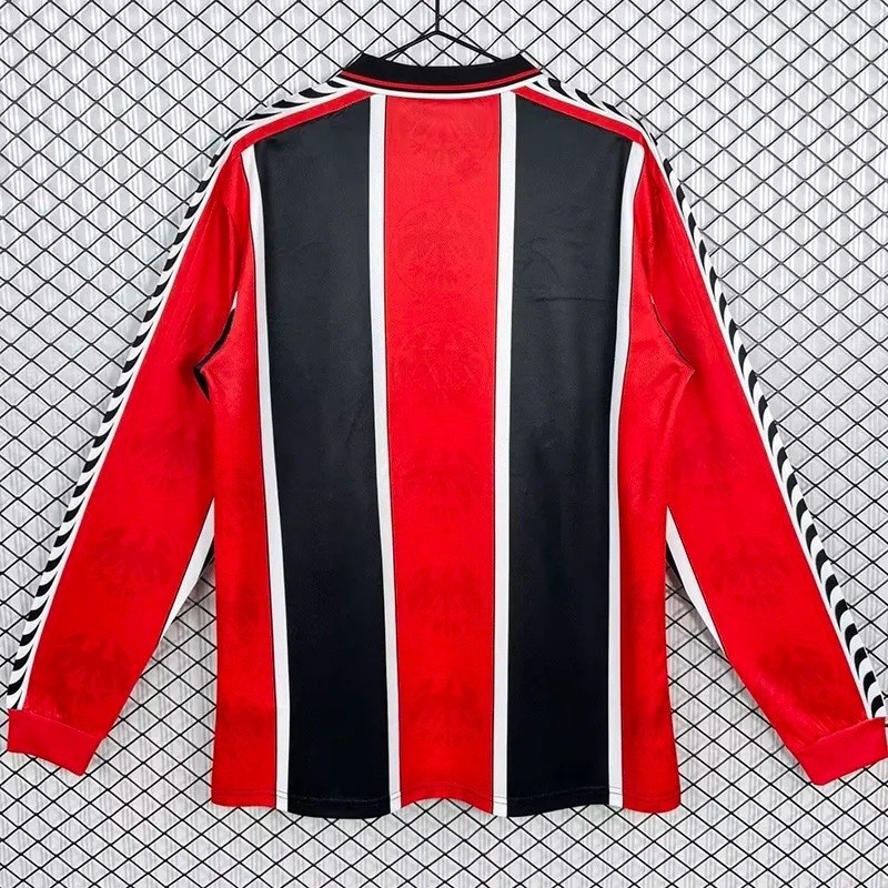 1996-1997 Frankfurt Home Retro Long Sleeves Soccer Jersey