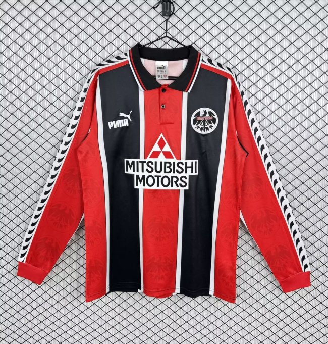 1996-1997 Frankfurt Home Retro Long Sleeves Soccer Jersey