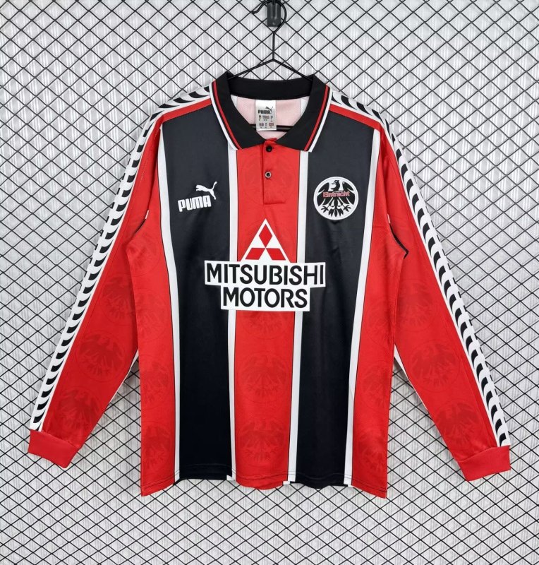 1996-1997 Frankfurt Home Retro Long Sleeves Soccer Jersey