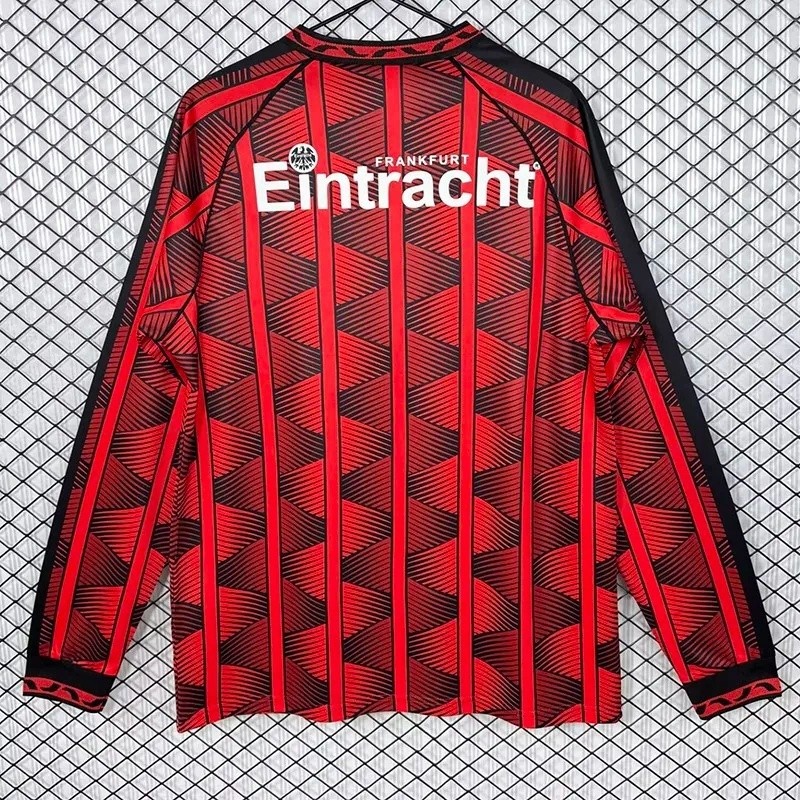 1995-1996 Frankfurt Home Retro Long Sleeves Soccer Jersey