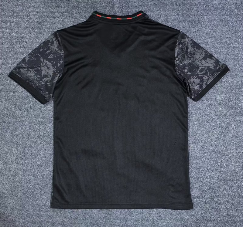 25-26 Portugal Black Training shirts (V领)