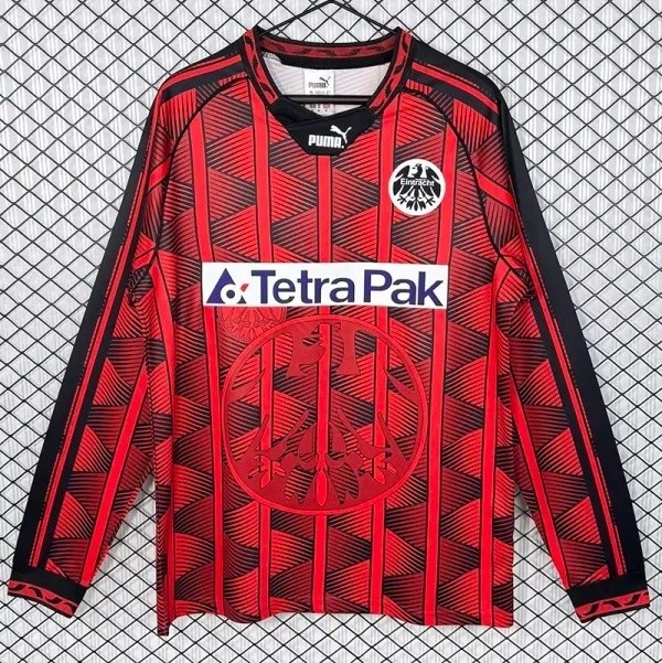 1995-1996 Frankfurt Home Retro Long Sleeves Soccer Jersey