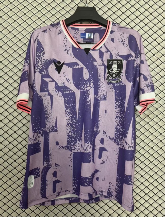 25-26 Sheffield Wednesday Away Fans Soccer Jersey