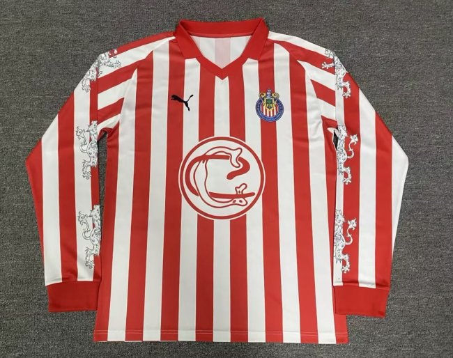26-27 Chivas Special Edition Fans Long Sleeves Soccer Jersey