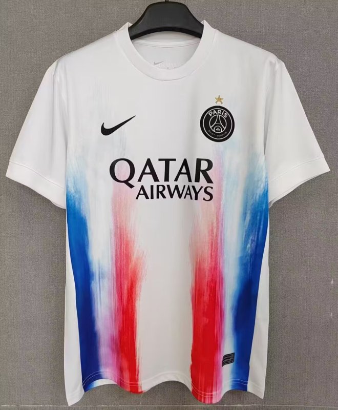 25-26 PSG White Special Edition Fans Training shirts