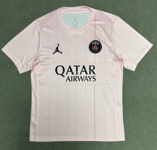 25-26 PSG Pink White Special Edition Fans Soccer jersey