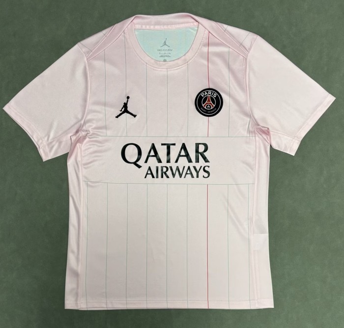 25-26 PSG Pink White Special Edition Fans Soccer jersey