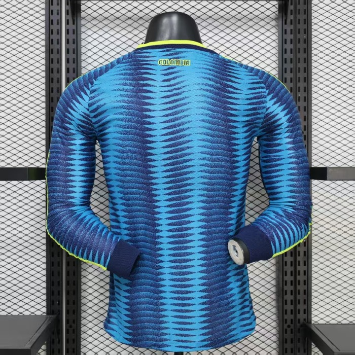 26-27 Colombia Away Long Sleeve Player Version Soccer Jersey (长袖球员)