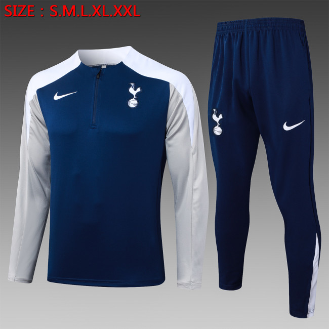 25-26 TOT Royal Blue Half Pull Tracksuit (半拉链)
