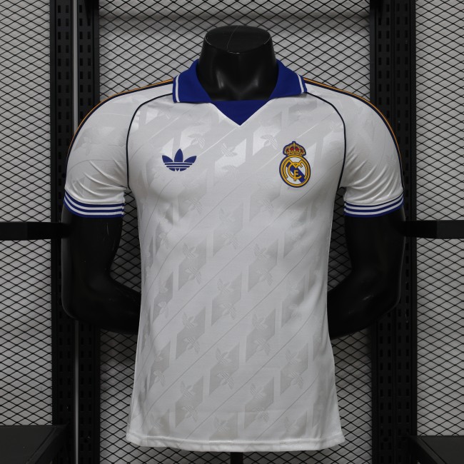 25-26 RMA Player Version White Polo Short Sleeve