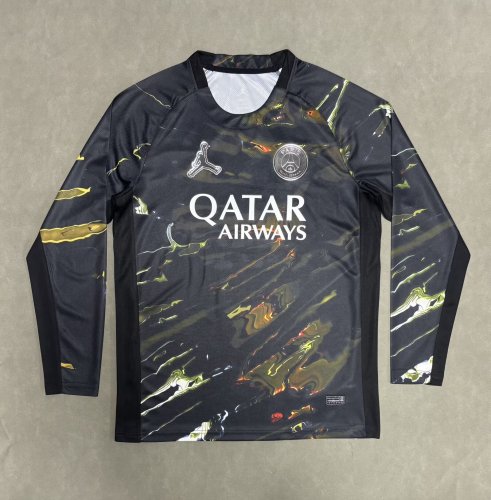25-26 PSG Jordan Night Edition Fans Long Sleeves Training shirts
