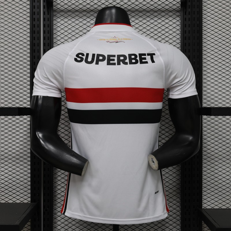 26-27 Sao Paulo Home Player Version Soccer Jersey