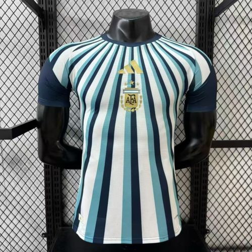 26-27 Argentina Blue White Player Version Soccer Jersey