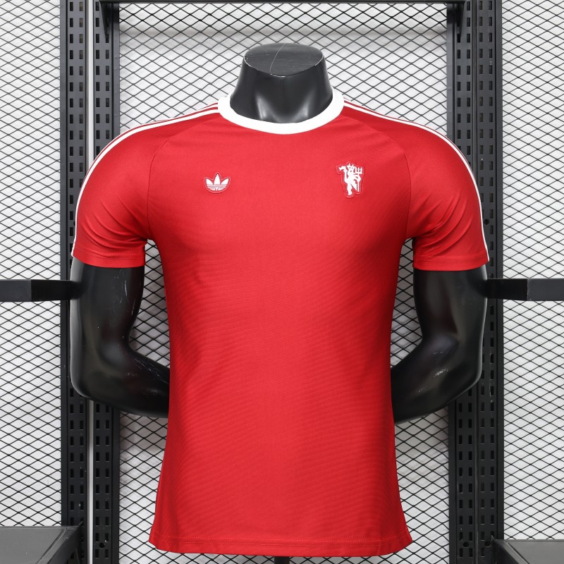 26-27 Man Utd Red Player Version Training shirts