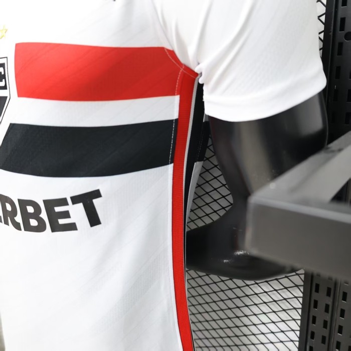 26-27 Sao Paulo Home Player Version Soccer Jersey