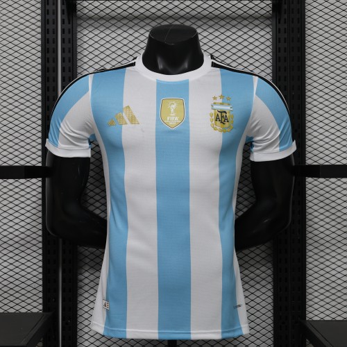 26-27 Argentina Player Version Soccer Jersey(带胸前盾）