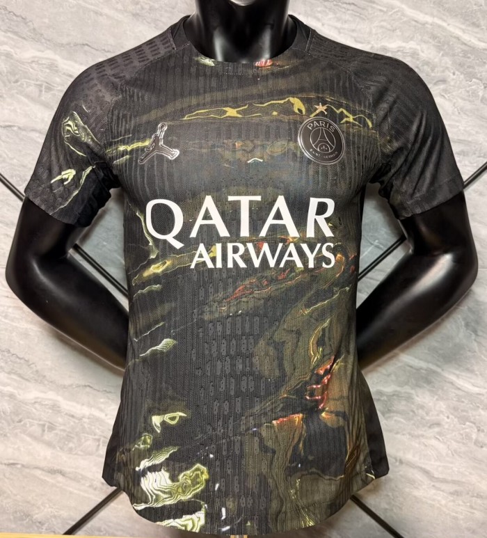 25-26 PSG Jordan Night Edition Player Version Soccer jersey