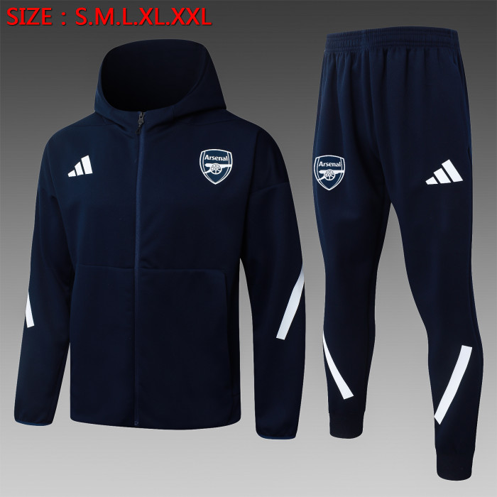 25-26 ARS Navy blue Hoodie Tracksuit (卫衣套装)