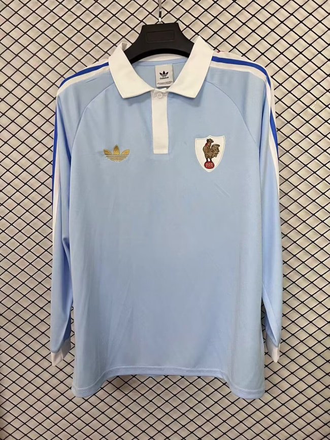 2026 France Rugby 120th Anniversary Long Sleeve Jersey (长袖)(Football Jersey Size)